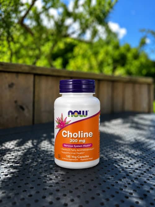 Choline Now Foods 300mg, 100 kaps.
