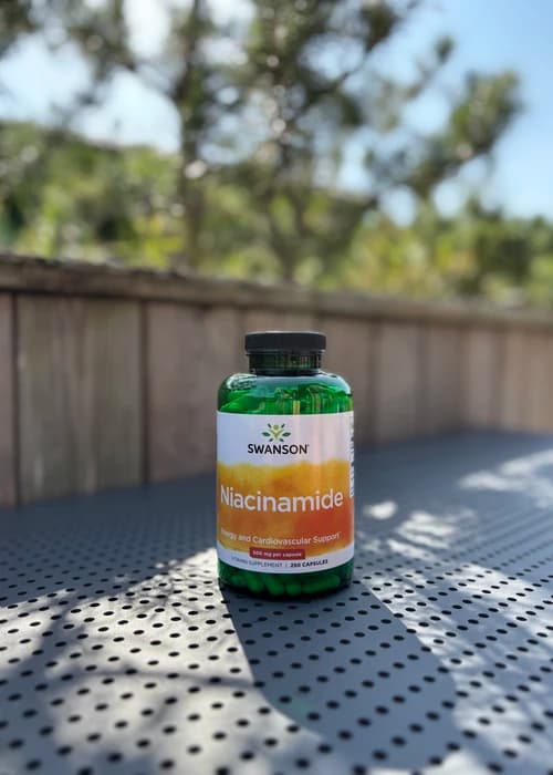 Niacinamide Swanson, 250 kaps.