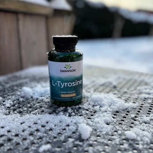 L-Tirozinas, Swanson L-Tyrosine 500mg, 100 kaps.