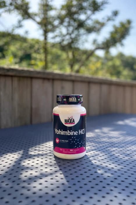 Yohimbine HCl 2,5 mg (Johimbainas), Haya Labs, 100 kaps.