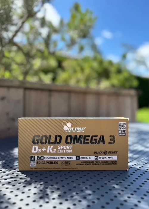 Omega - 3 riebalų rūgštys su vitaminu D3 ir K2 Olimp, 60 kaps.